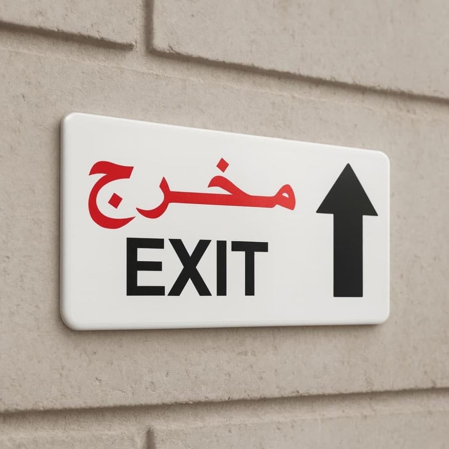 لوحة خروج Exit