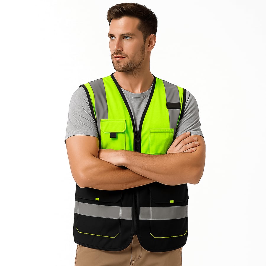 safety vest – reflective vest عاكسة للرؤية العالية