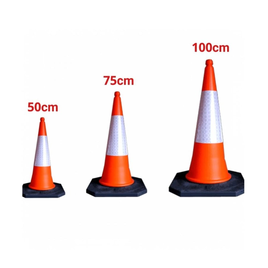 Professional Traffic Warning Cone (Stationary with Weighted Base)