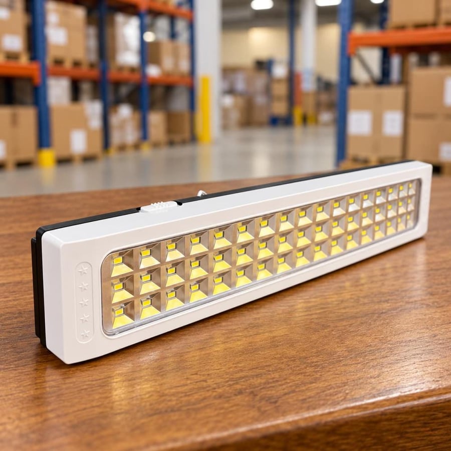 كشاف طوارئ شحن كهرباء 60 لمبة SMD ماركة RSHD