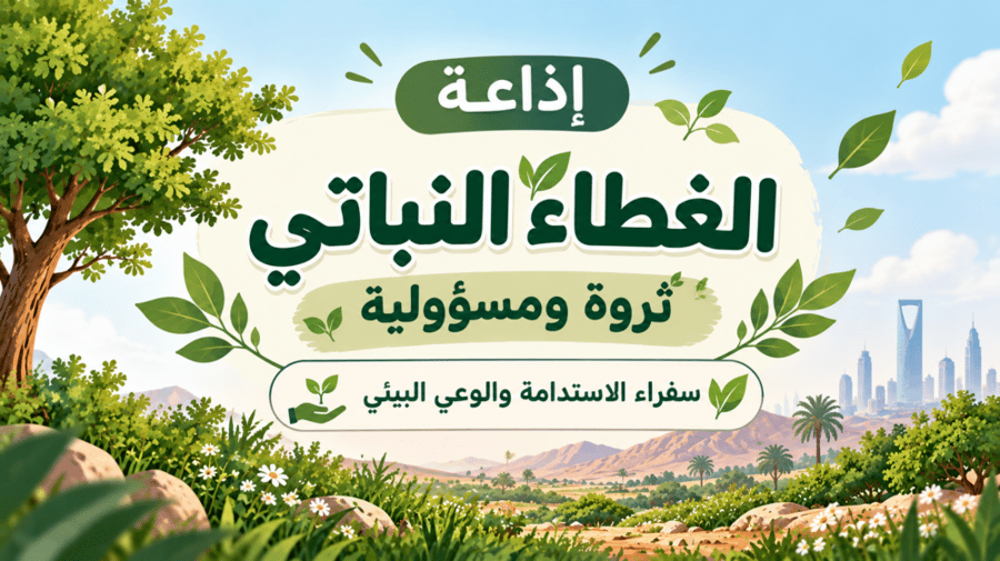 اذاعة الغطاء النباتي ثروة ومسؤولية