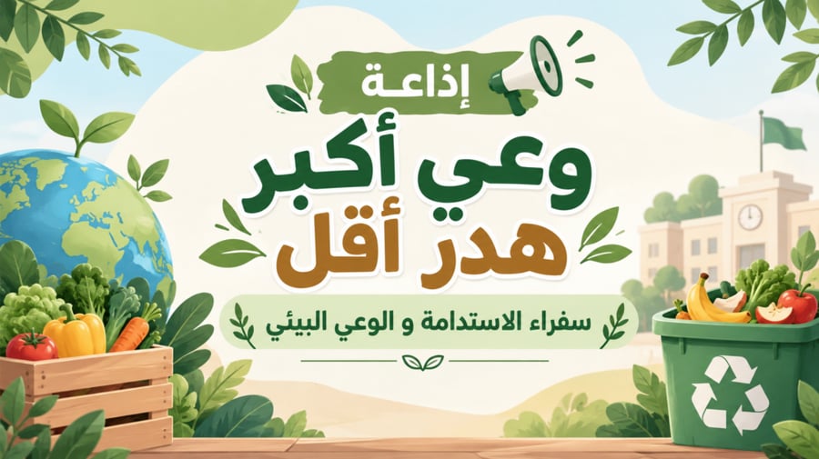 اذاعة وعي اكبر هدر اقل