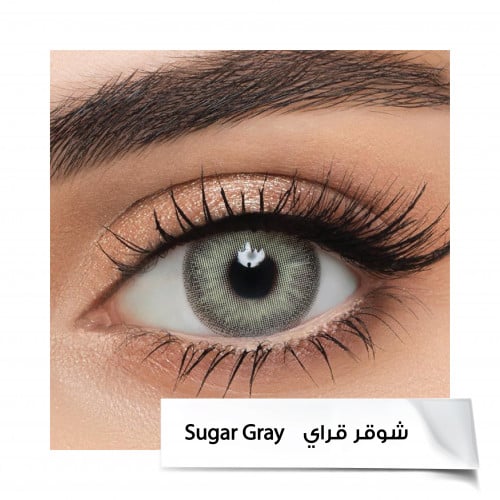 عدسات لنس مي الملونة الشهرية - شوقر قراي Sugar Gray
