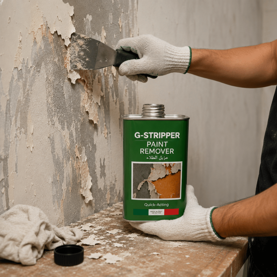 Paint remover and adhesive substances