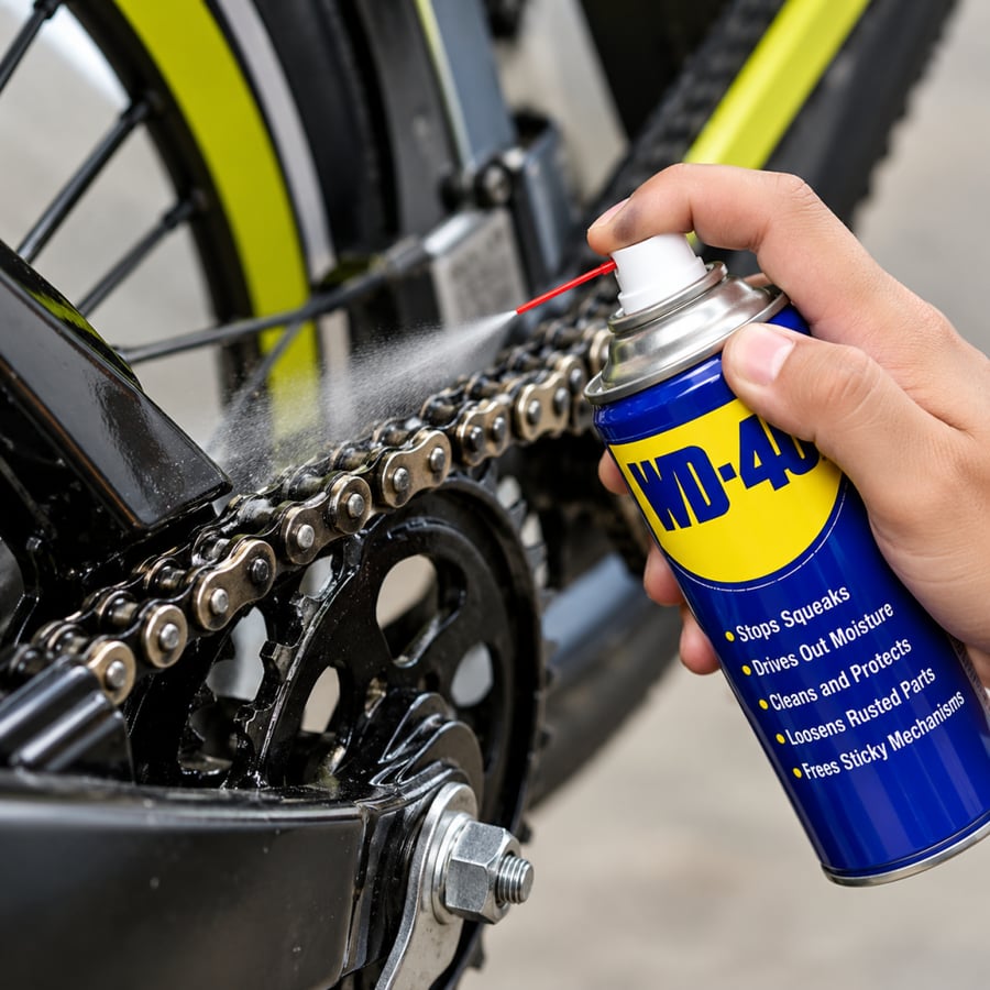 بخاخ WD-40 الأصلي متعدد الاستخدامات – مزيل صدأ وتشحيم وحماية