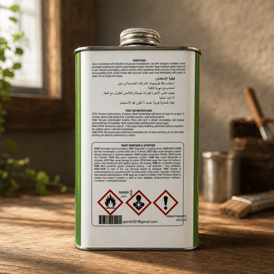 Paint remover and adhesive substances