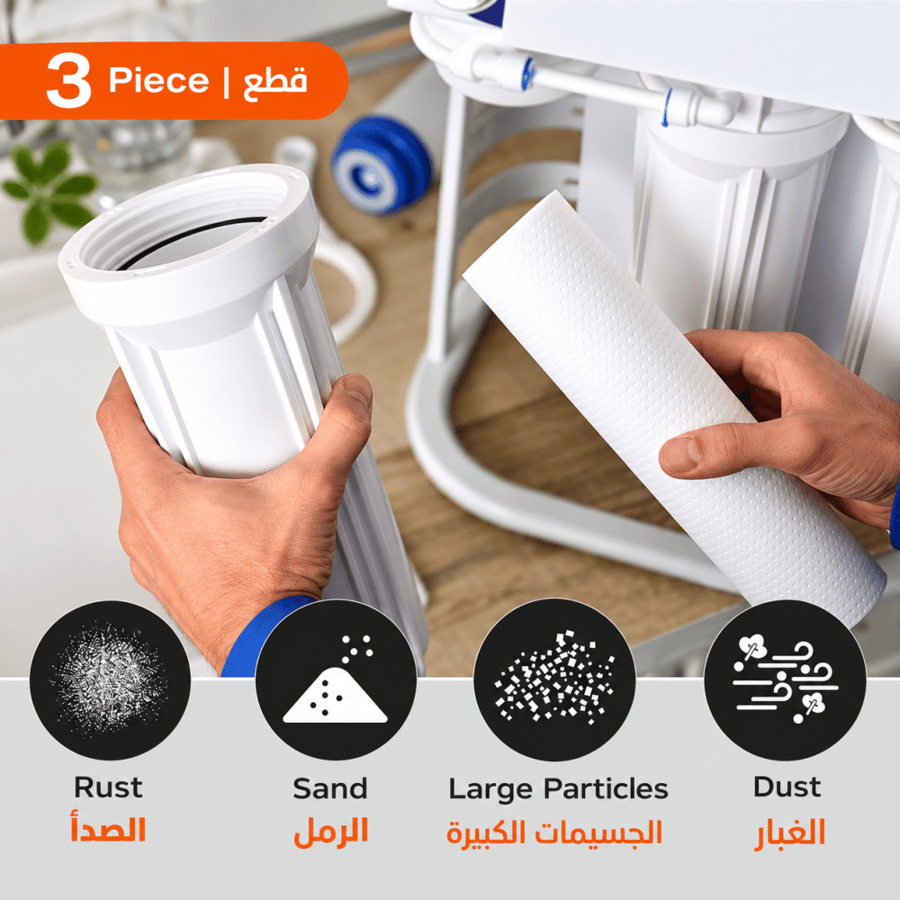 طقم غيار فلتر 3 مراحل فيتنامي