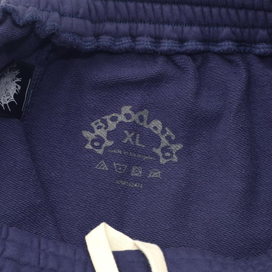 شورت سبايدر او جي نيفي | Sp5der OG Web Logo Sweat Short Navy ️