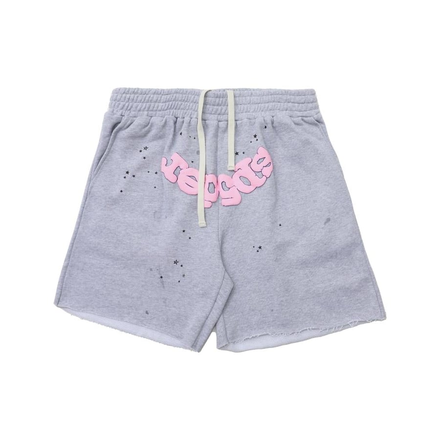 شورت سبايدر او جي نيفي | Sp5der OG Web Logo Sweat Short Navy ️