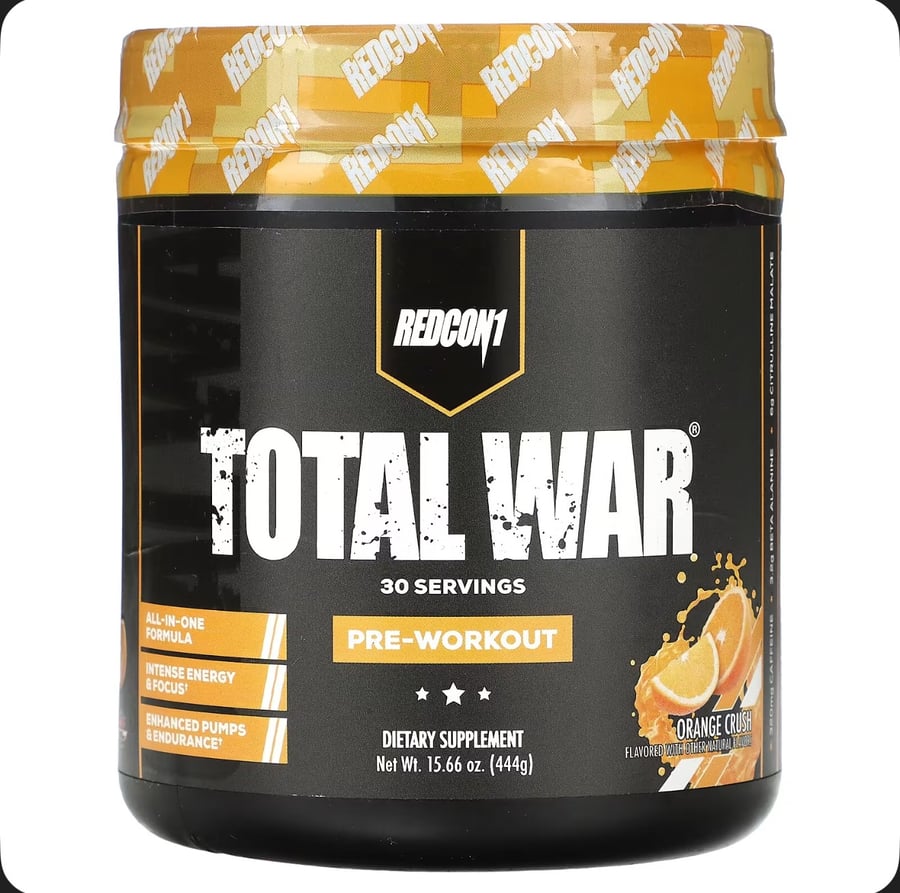 توتال وار منتج طاقة بكل النكهات Total War preworkout