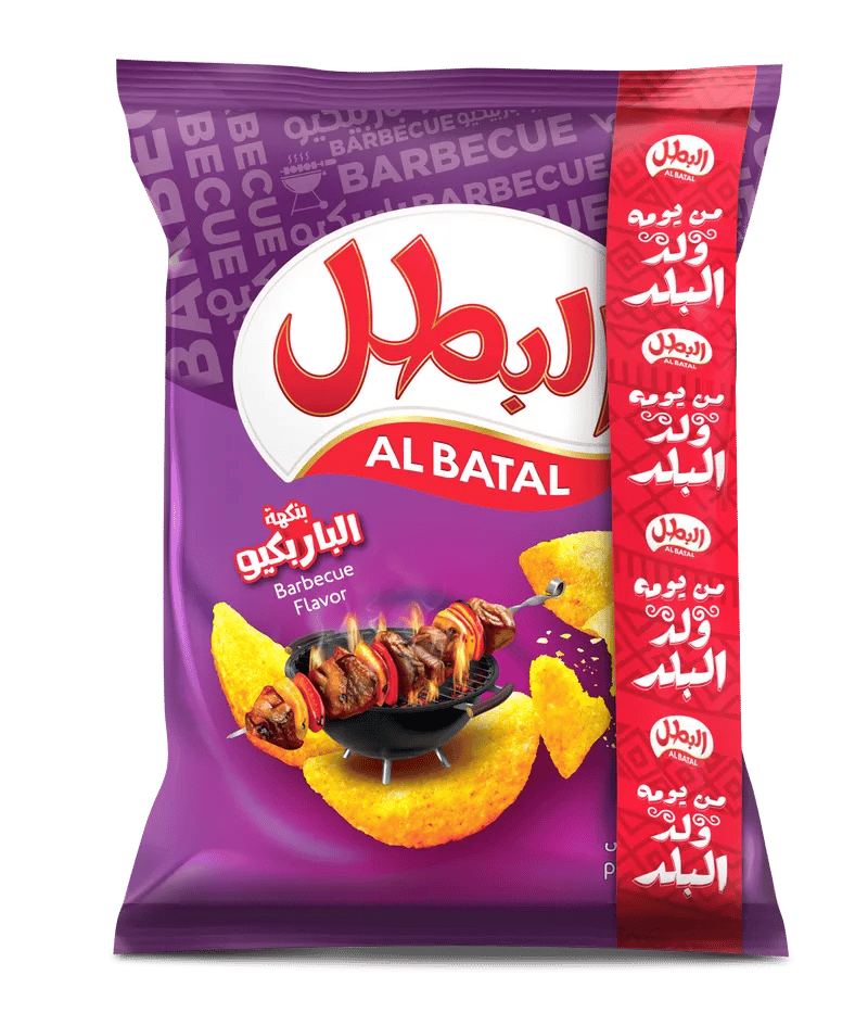 بطاطس البطل باربكيو عائلي 110 جرام