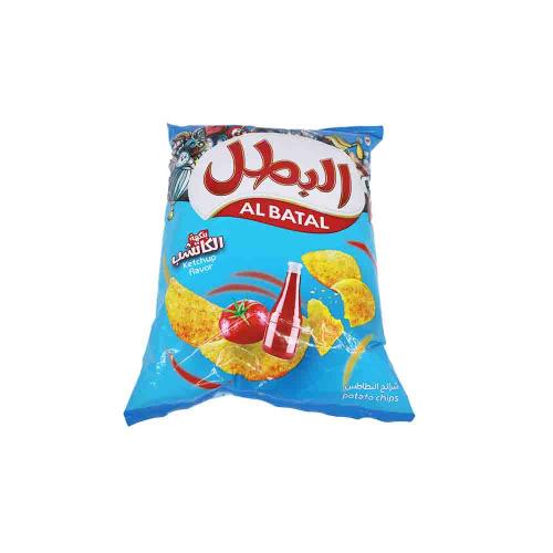 البطل شرائح بطاطس بطعم الكاتشب 23 جرام