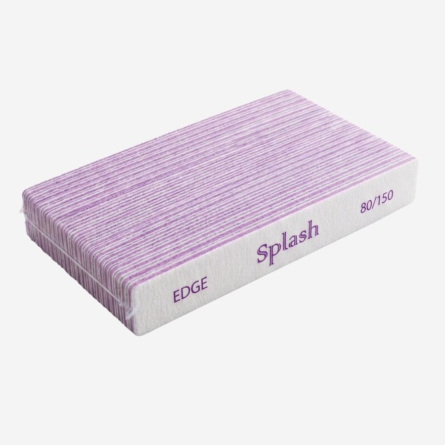 Splash Dual-Grit Nail File - 25 Pieces