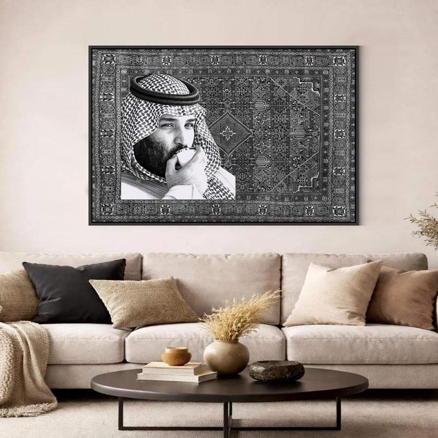 لوحات جدارية الأمير محمد بن سلمان