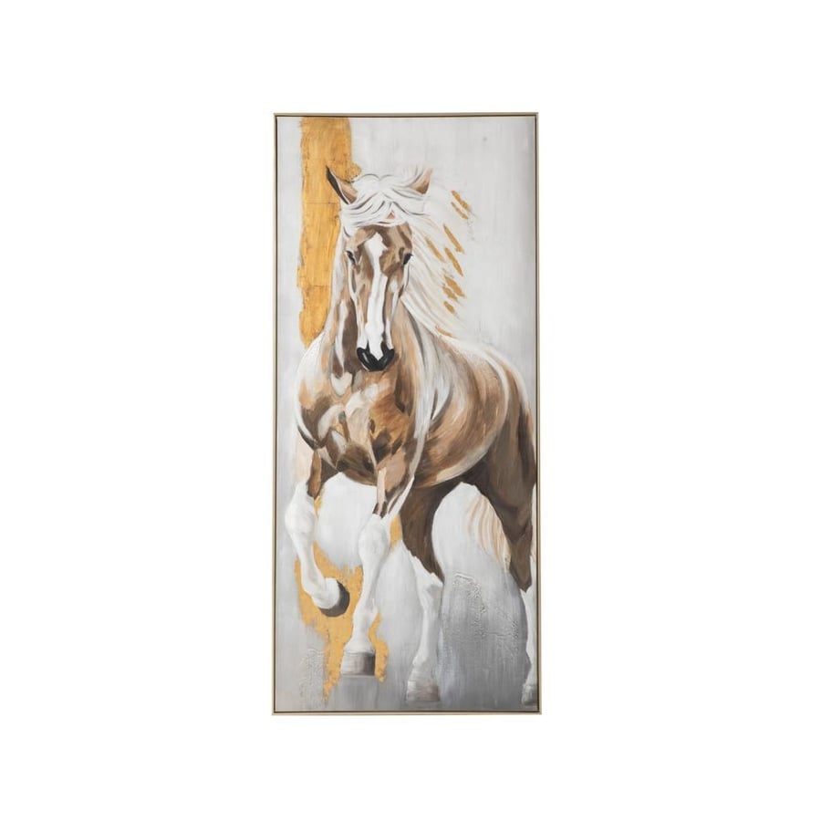 لوحة جدارية مودرن بتصميم مزهريات فنية تجريدية 80*180