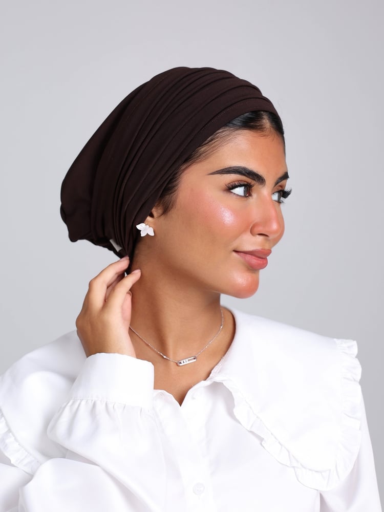 توربان بني داكن Jersey Two-pieces