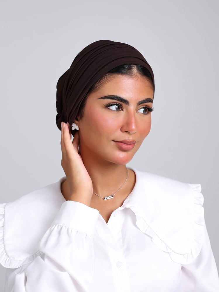 توربان بني داكن Jersey Two-pieces