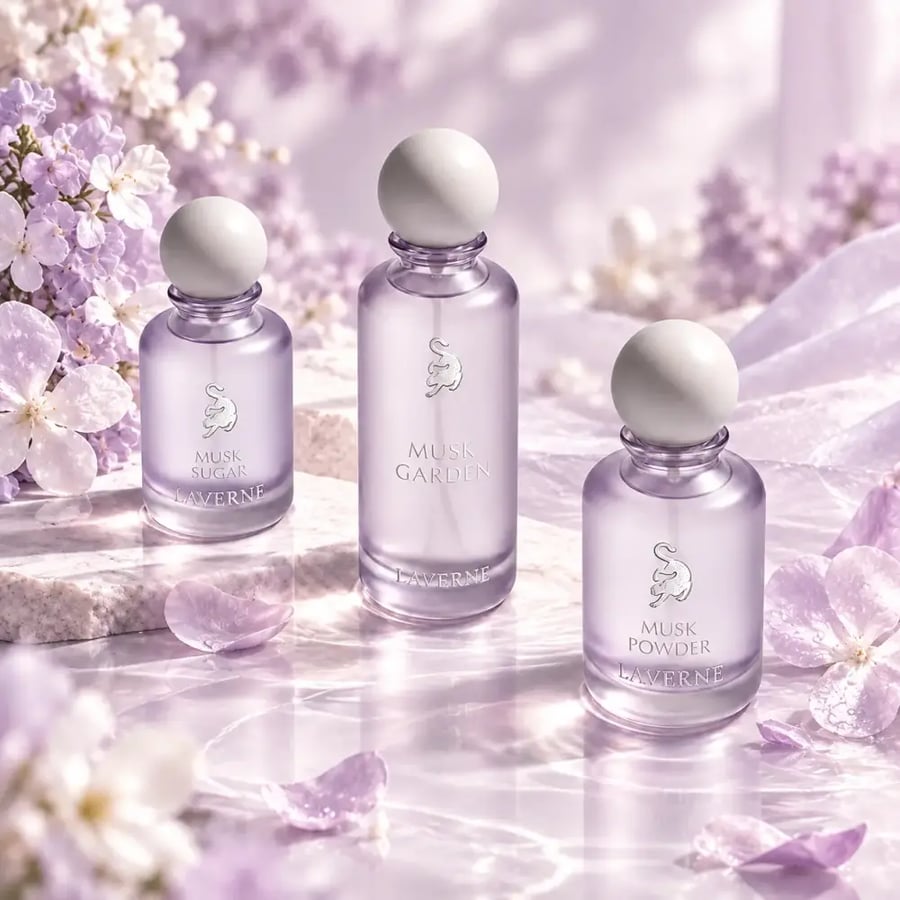 عطر مسك باودر من لافيرن للجنسين بحجم 100 مل
