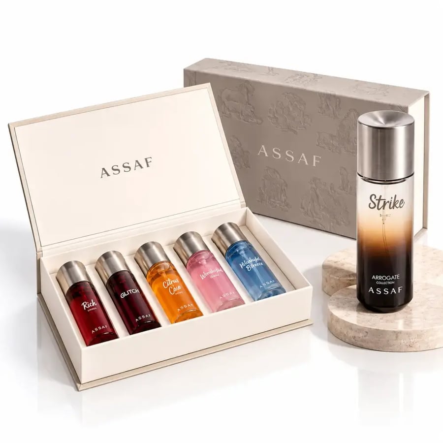 سترايك بلاك مع ريسك وقليتش وعطور أروقيت من عساف