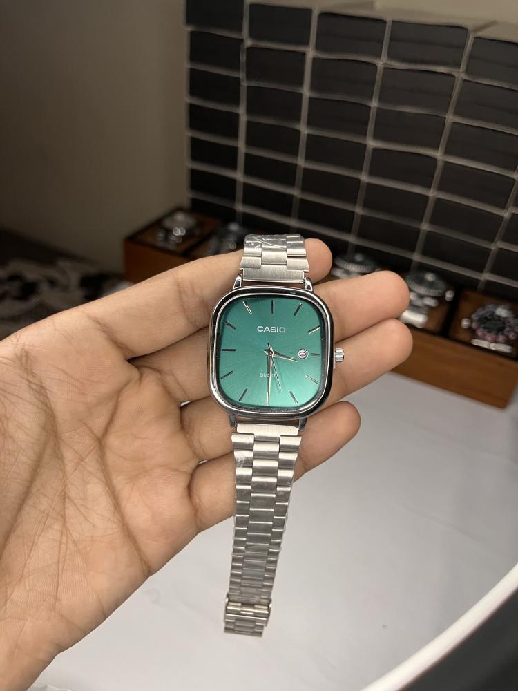 ساعة كاسيو LTP silver (tiffany)