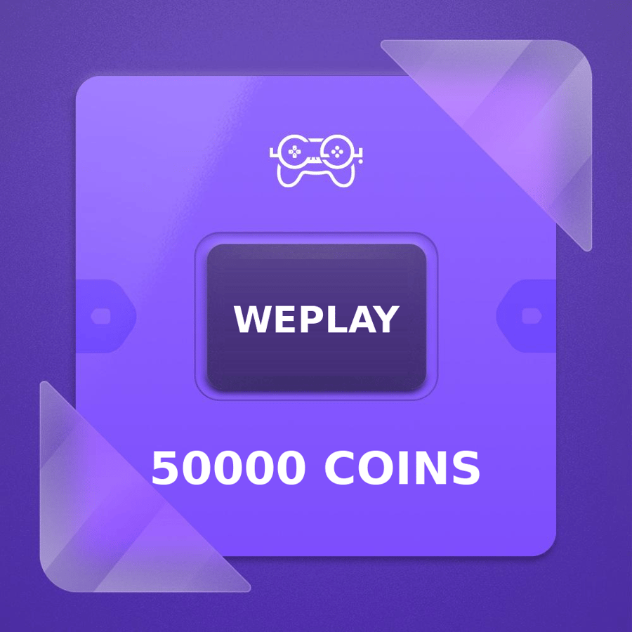 وي بلاي – 50000 كوينز | Weplay (MENA) 50000 Coins
