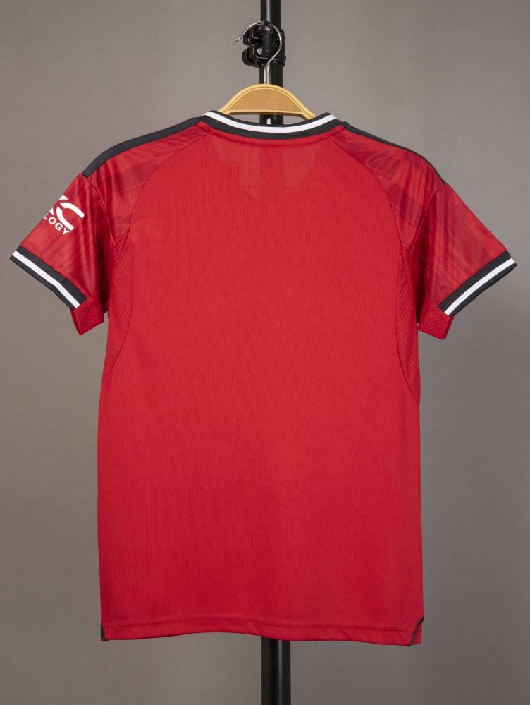Manchester United main kit children 25/26
