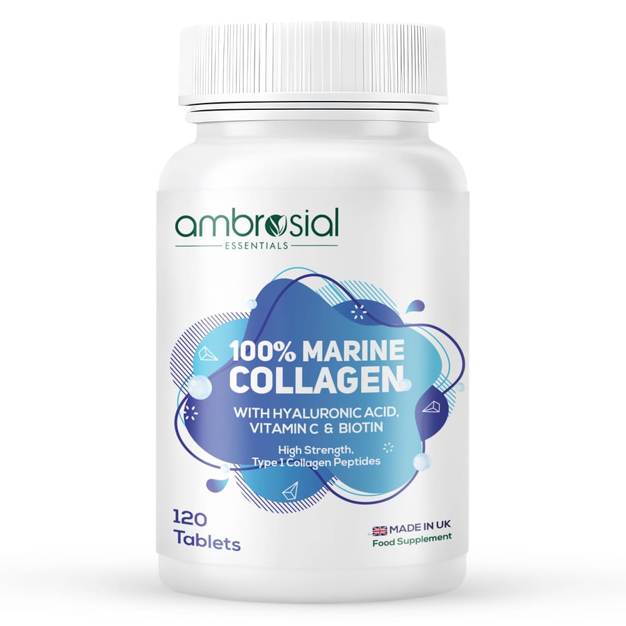 Marine Collagen 100% - 120 Tablets Made in UK