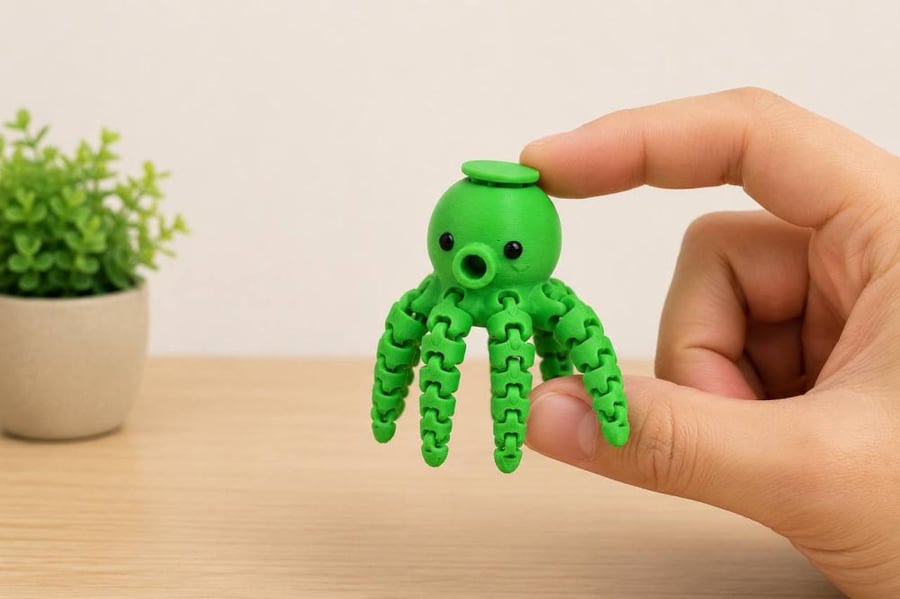 3D Printed Fidget Octopus Spinner