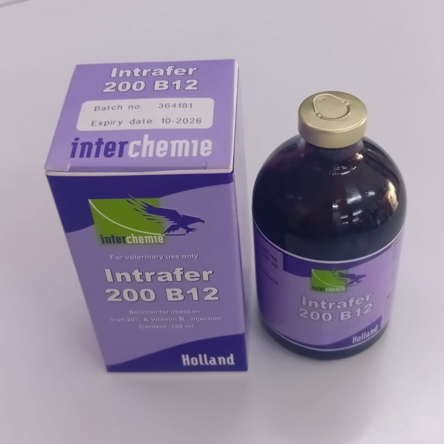 انترافير 200+B12 للحقن intrafer200+B12