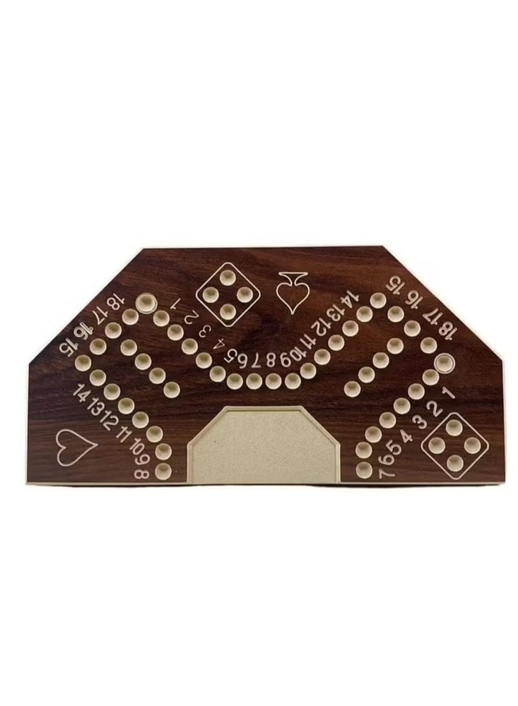 A strong wooden Jaccaro game for entertainment. The family game is one of the best board games that allows you to use cards with our unique instructions to enjoy teasing your opponents to make them lose and laugh out loud. With many unique ways to play, y