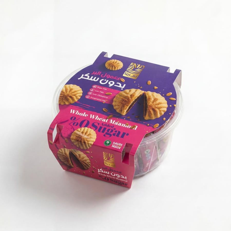 Almond Maamoul (without added sugar)
