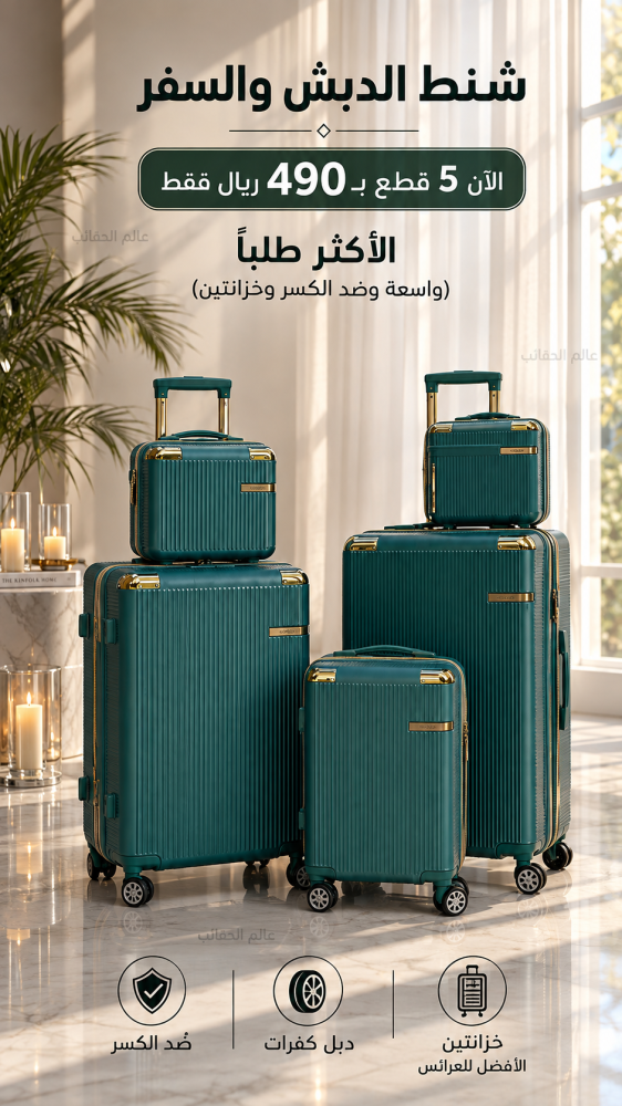 طقم للعرايس والسفر 5 قطع