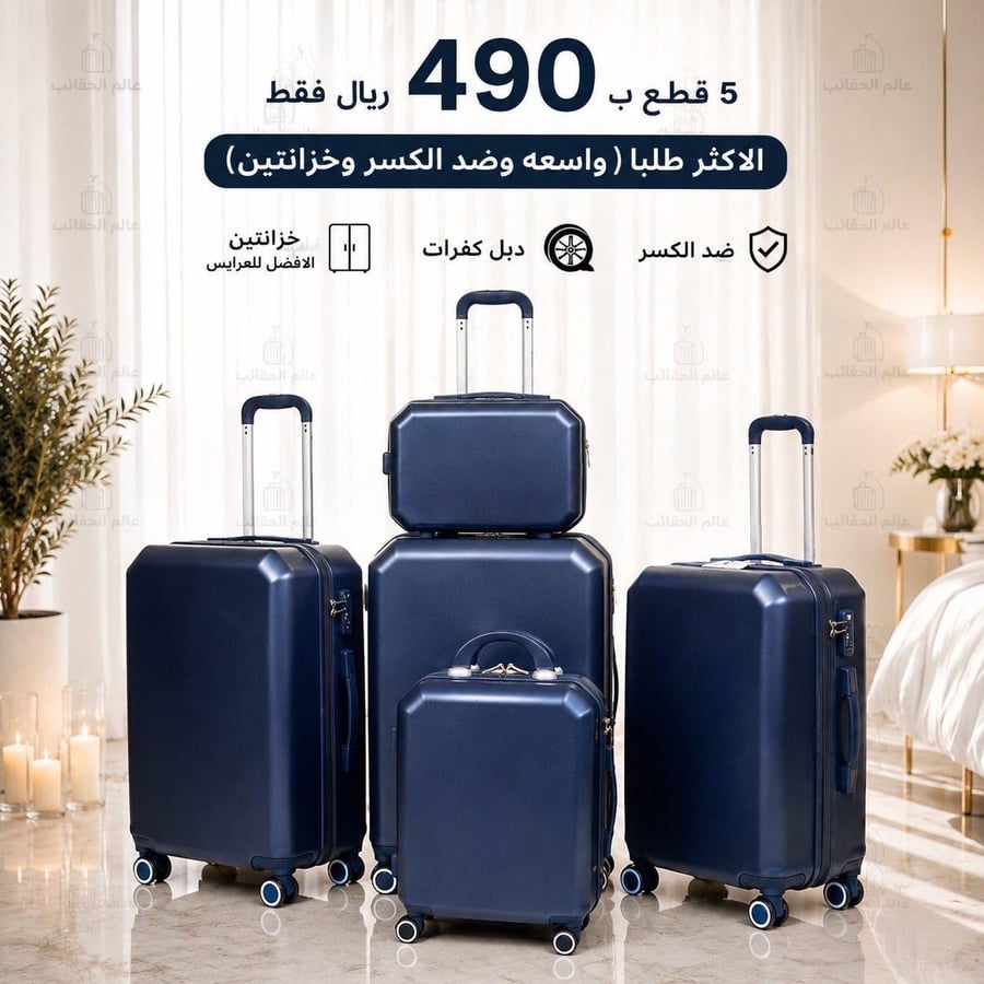 طقم سفر راقي 5 قطع
