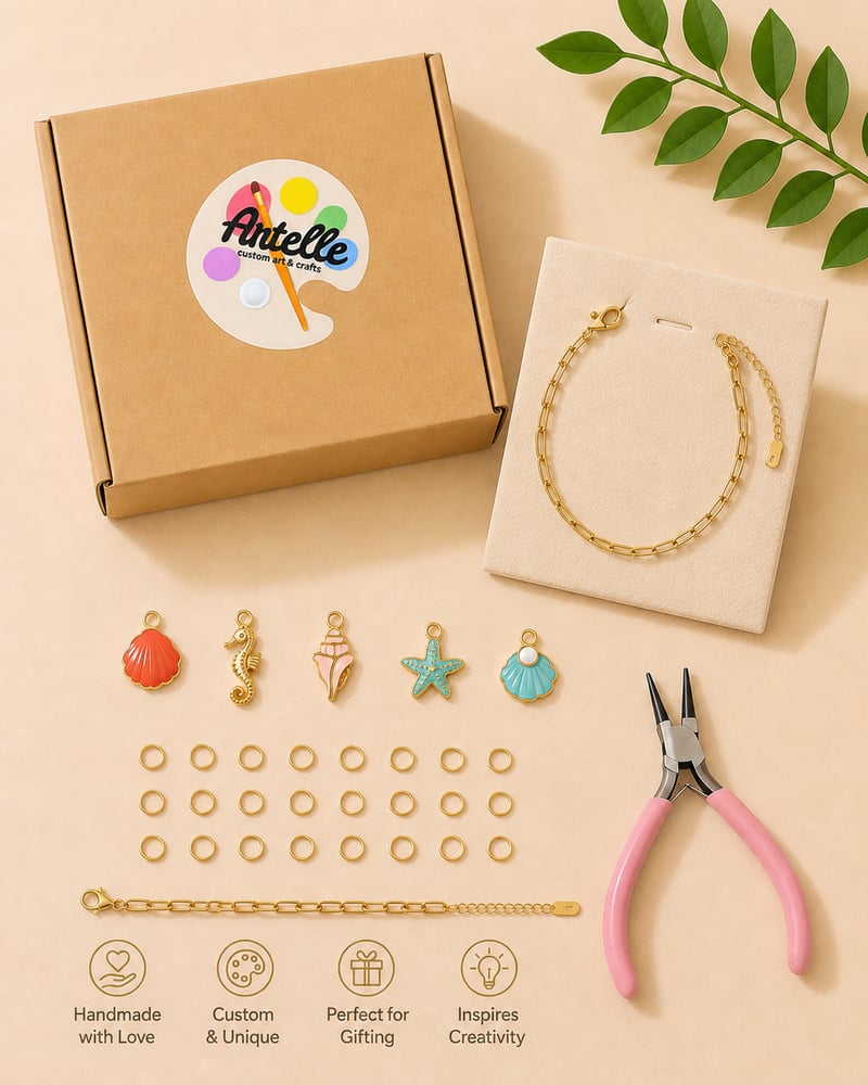 A box made a bracelet for a person