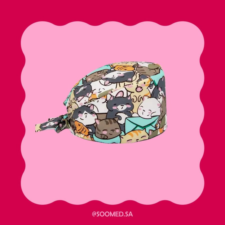 Cute Cats Surgical Cap