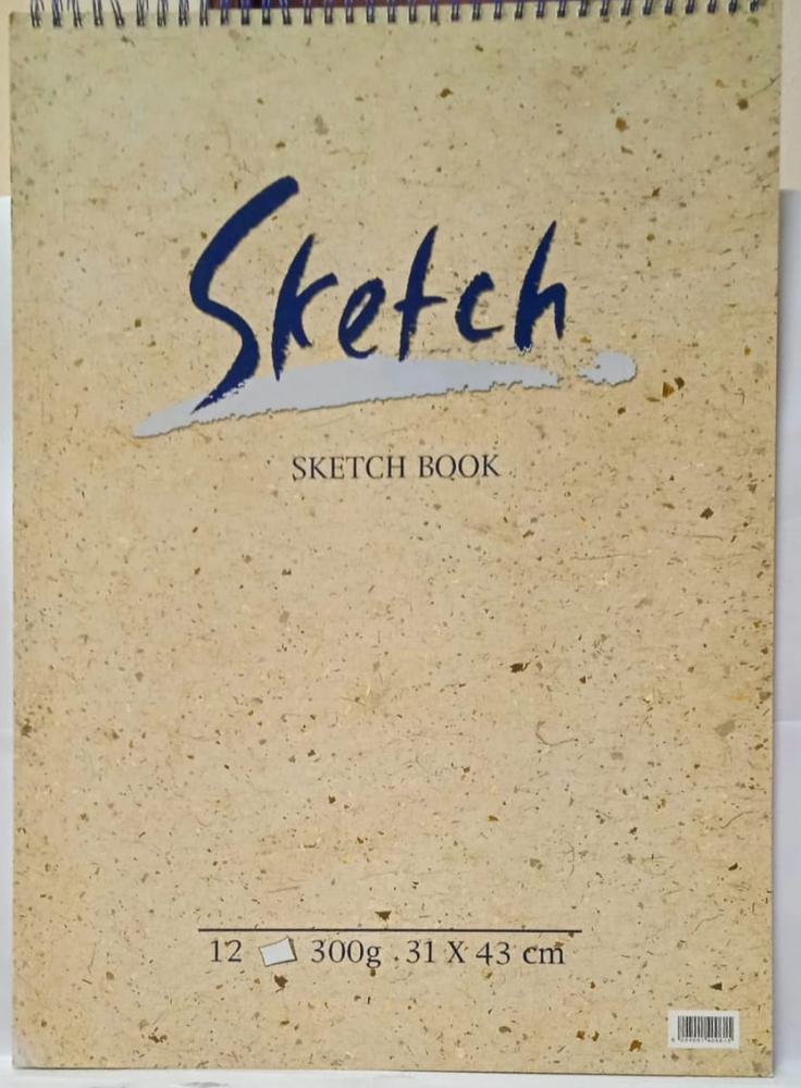 Sketch drawing notebook large wire