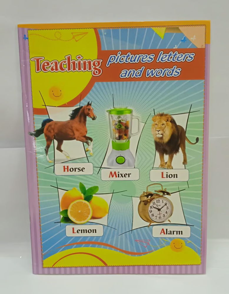 The illustrated letters and words notebook - English