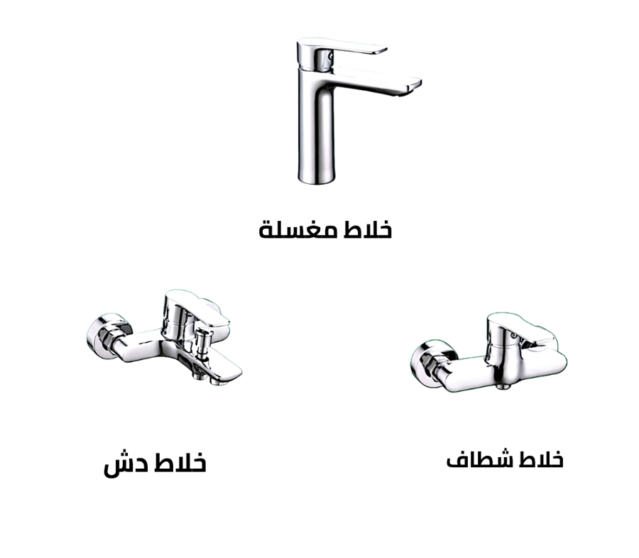 طقم خلاطات واستن – أناقة لا تضاهى وجودة تدوموتصميم أنيق