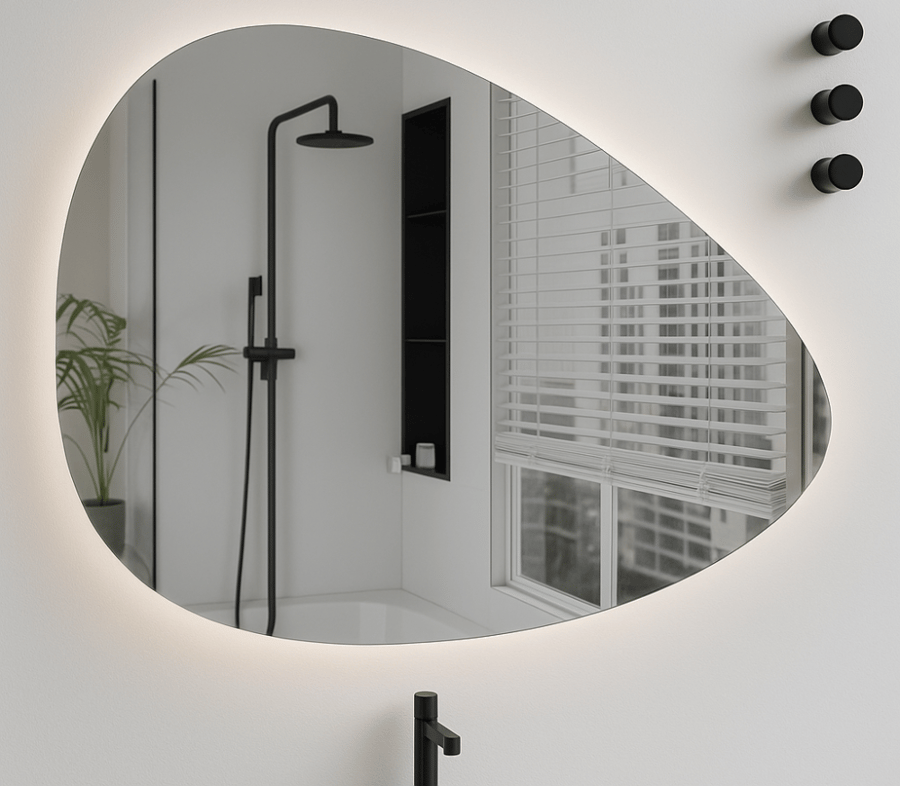 مرآيا LED 50*80 مم