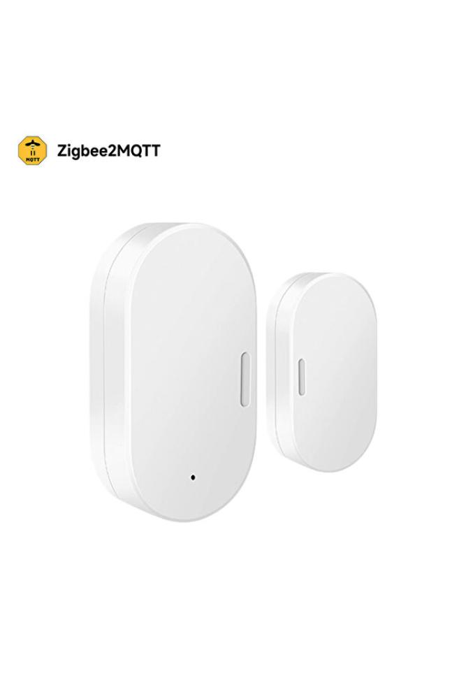 مستشعر الأبواب والنوافذ Zigbee2MQTT 3.0 لأمن المنزل الذكي، يعمل مع Home Assistant