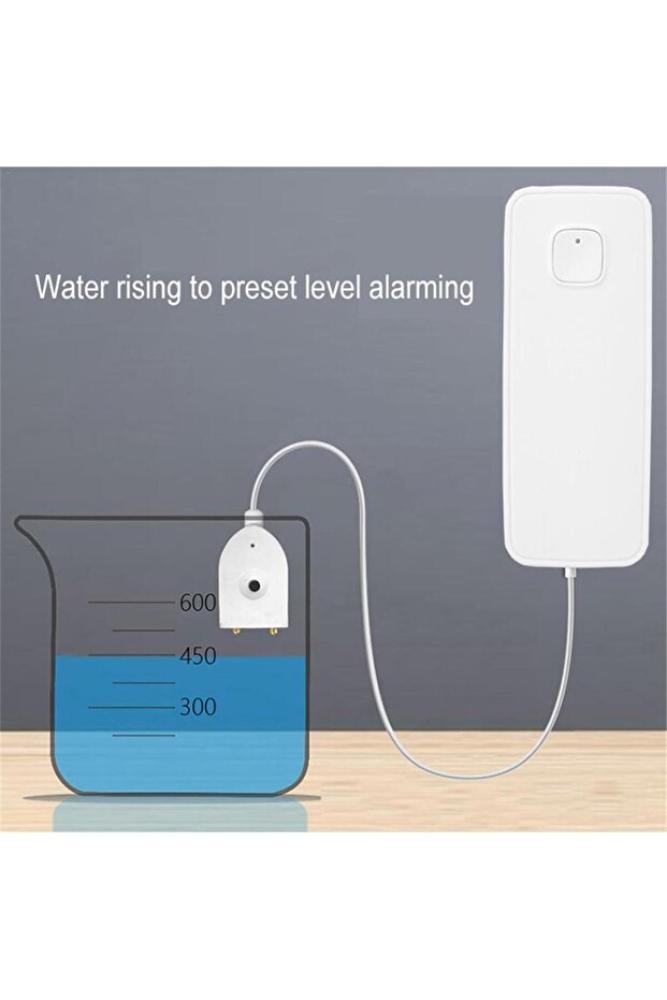قطعة Tuya Smart Flood Leakage Sensor جهاز مراقبة عن بعد واي فاي كاشف مستوى فيضان المياه تسرب المياه