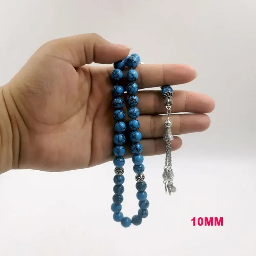 مسبح الرجال الأحجار الكريمة