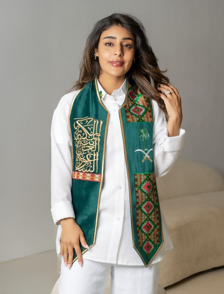 وشاح سيفين ونخلة
