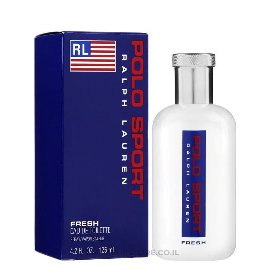 زجاجة عطر رالف لورين بولو سبورت فريش او دو تواليت 125مل الفاخرة