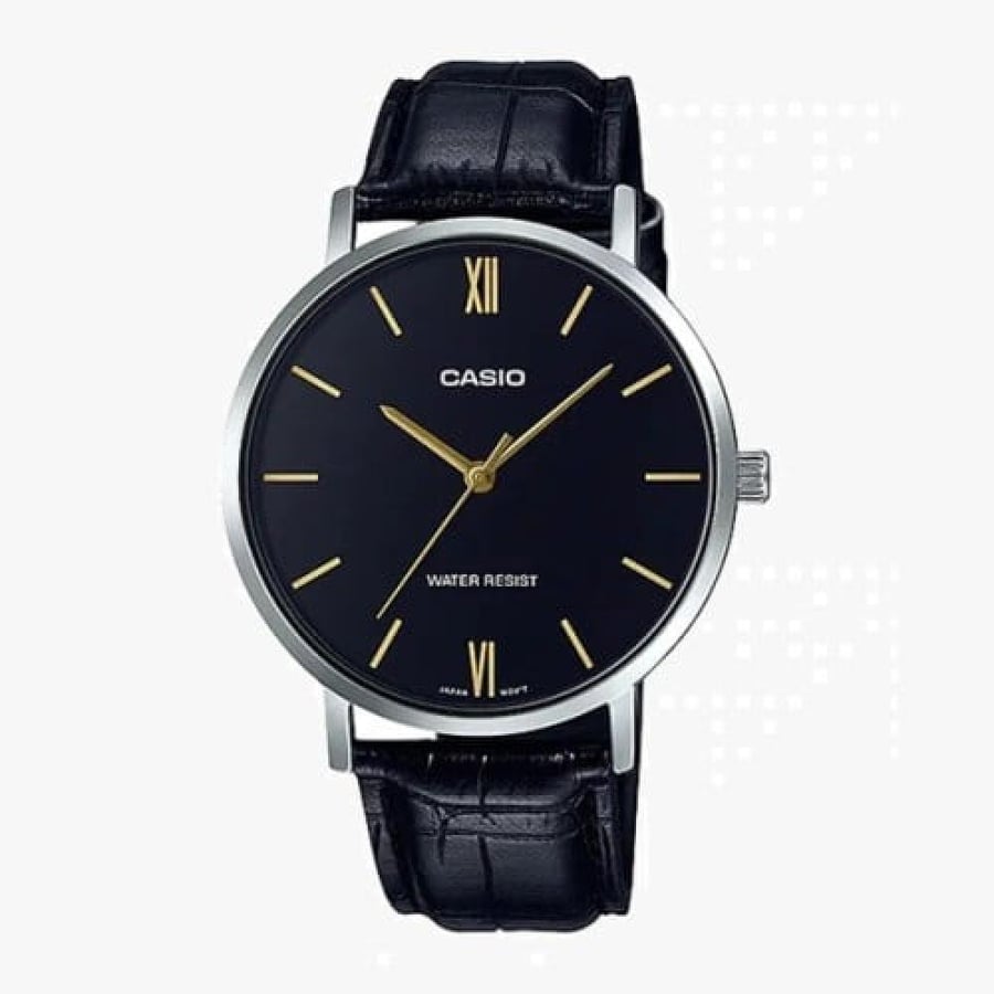 صورة ساعة كاسيو جلد نسائي CASIO Analog Women Formal Watch LTP VT01L 1BUDF