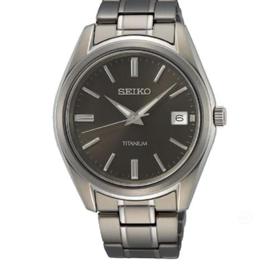 صورة Seiko ساعة رجالية كلاسيكية من التيتانيوم sur375p1
