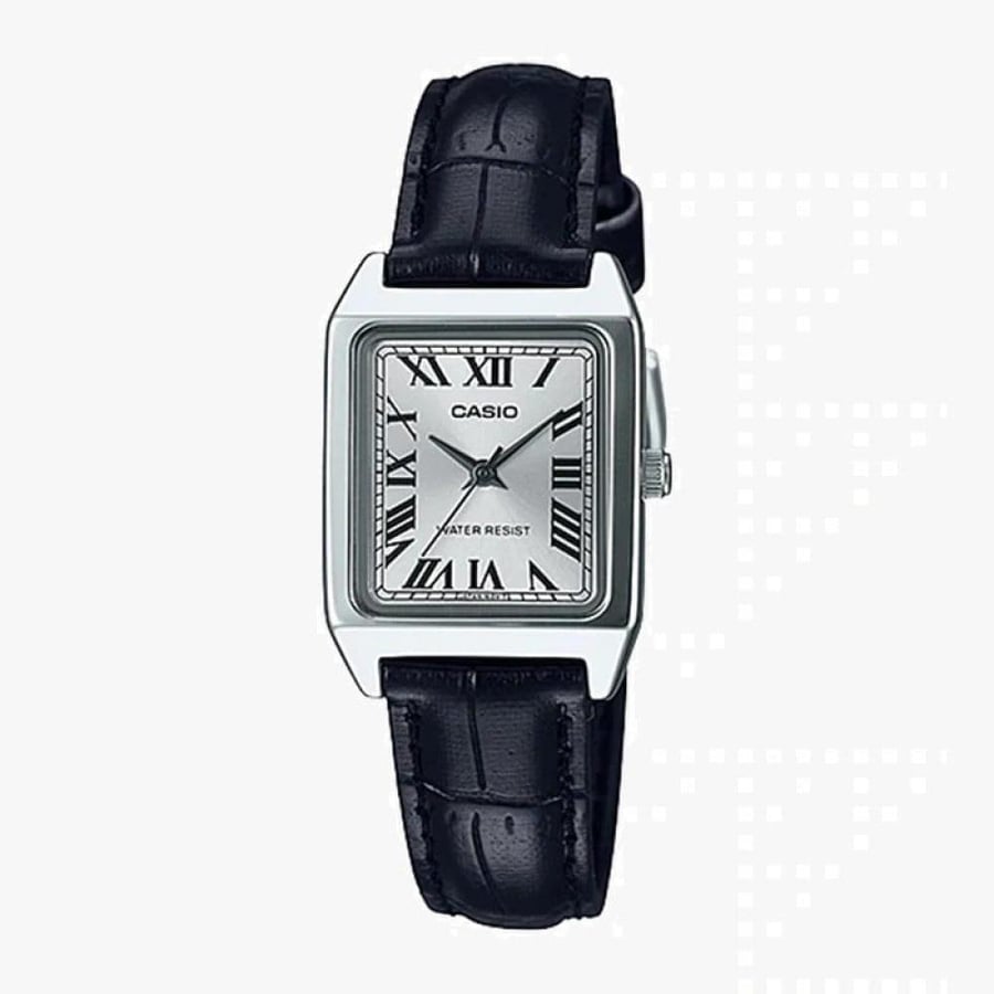 صورة ساعة كاسيو جلد نسائي CASIO Analog Women Formal Watch LTP V007L 7B1UDF