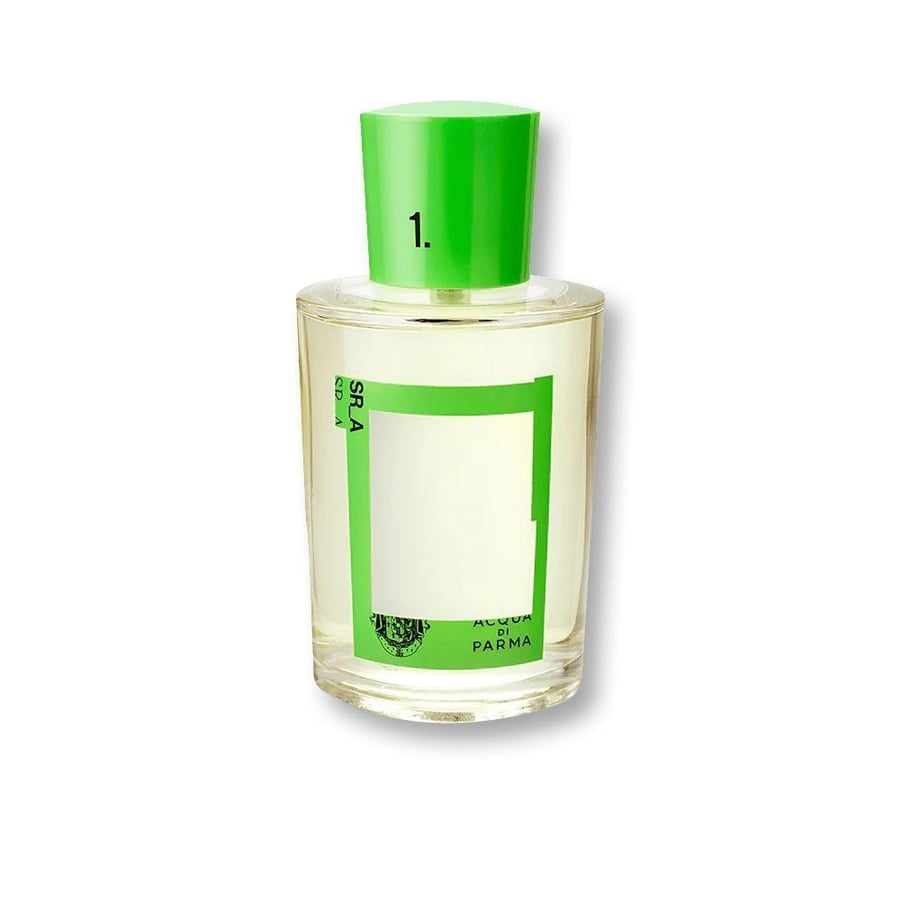 زجاجة عطر أكوا دي بارما كولونيا جرين أو دو كولون 100 مل إصدار محدود الفاخرة