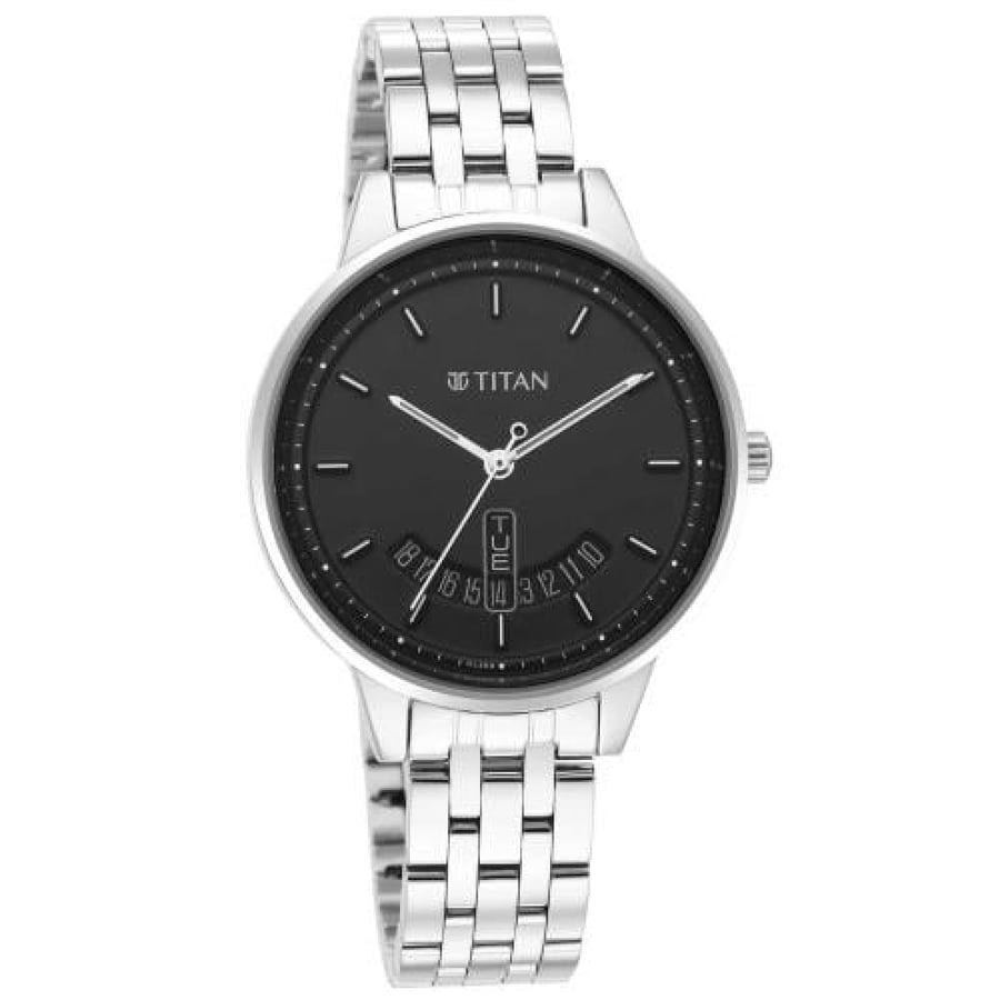ساعة تيتان رجالي أسود Watch-NP2648SM03/NP2648SM03
