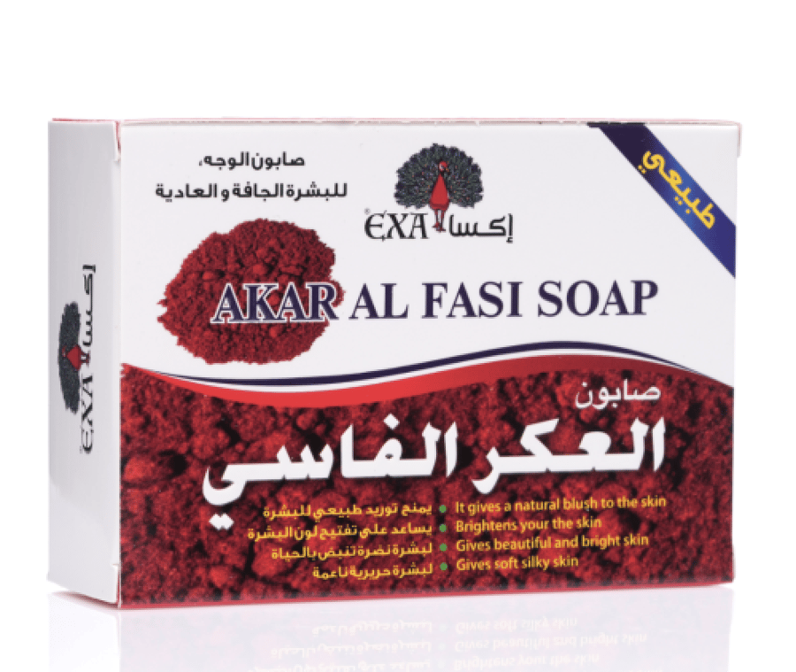 اكسا صابون العكر الفاسي للوجه الجاف والعادي 100 غرام